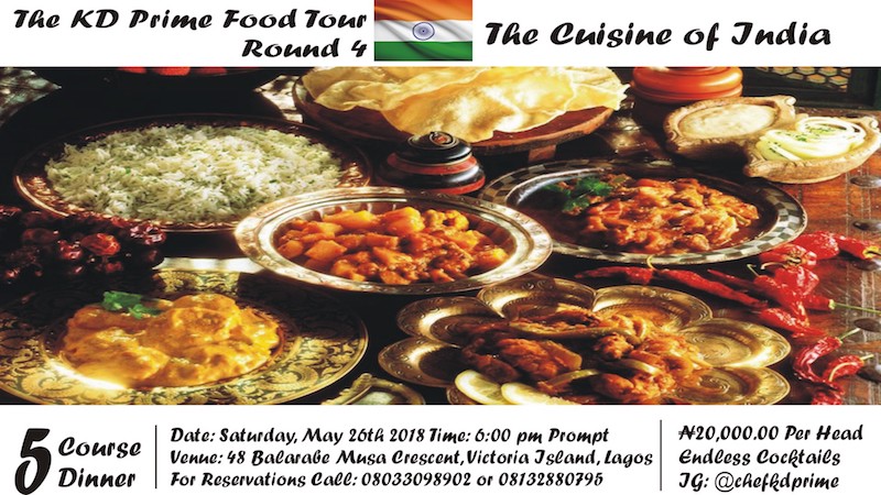 KD Prime Food Tour IV – Cuisine Of India