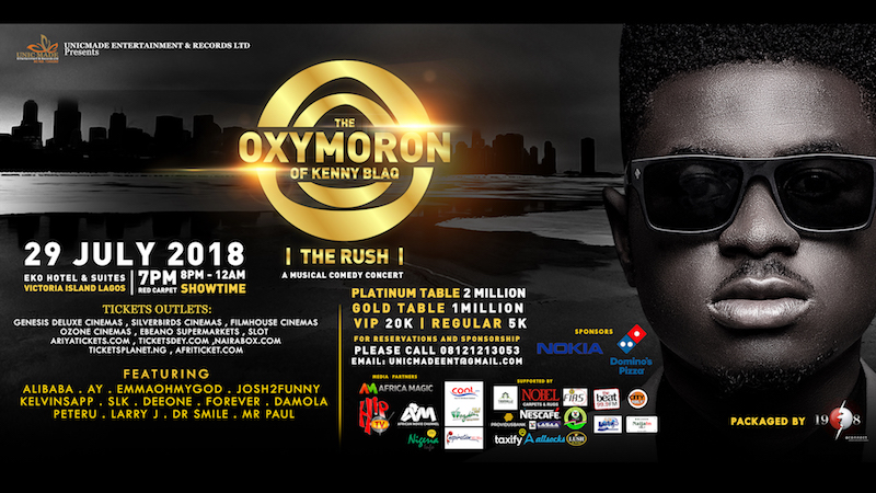 The Oxymoron of Kenny Blaq 2018 @Eko Hotel