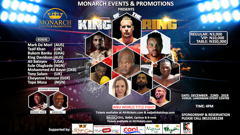 Monarch Events’ King Of The Ring@Landmark