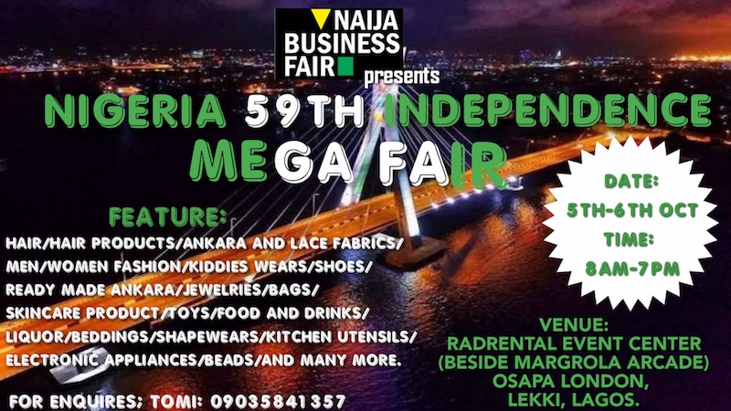 59th Independence Mega Fair @Radrental Event Centre