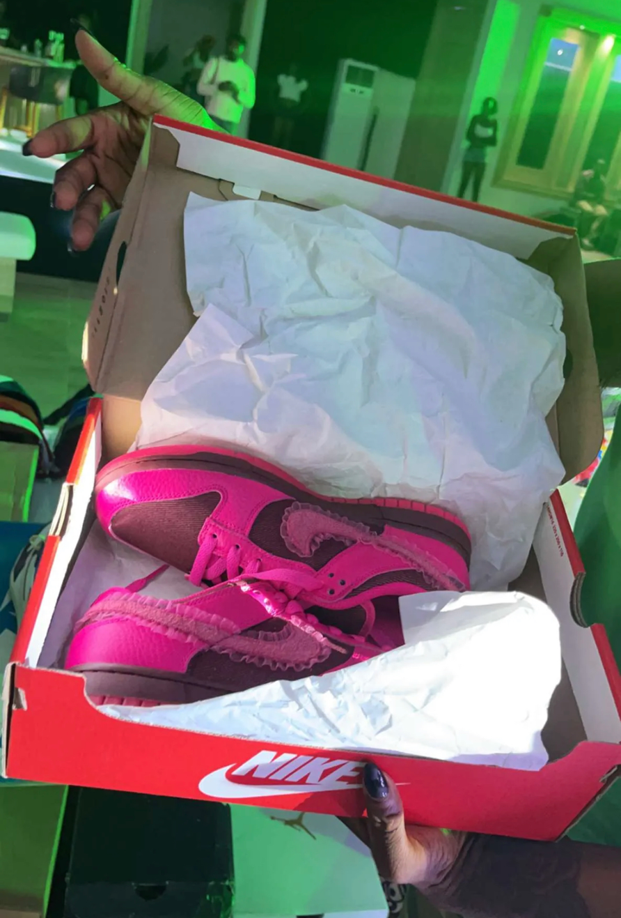 The enchanting Pink Nike Dunk Low sneakers