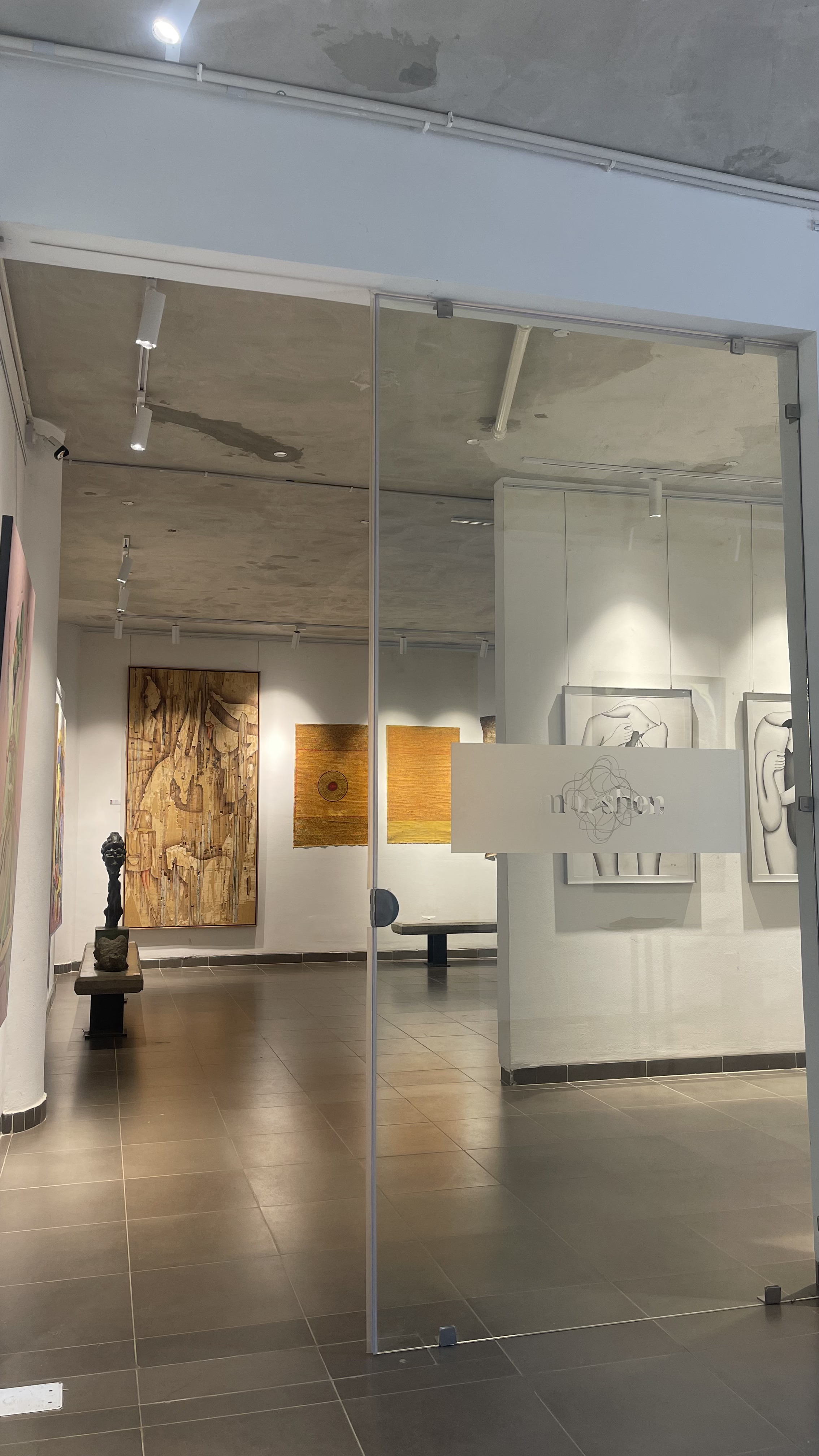 entrance to art gallery