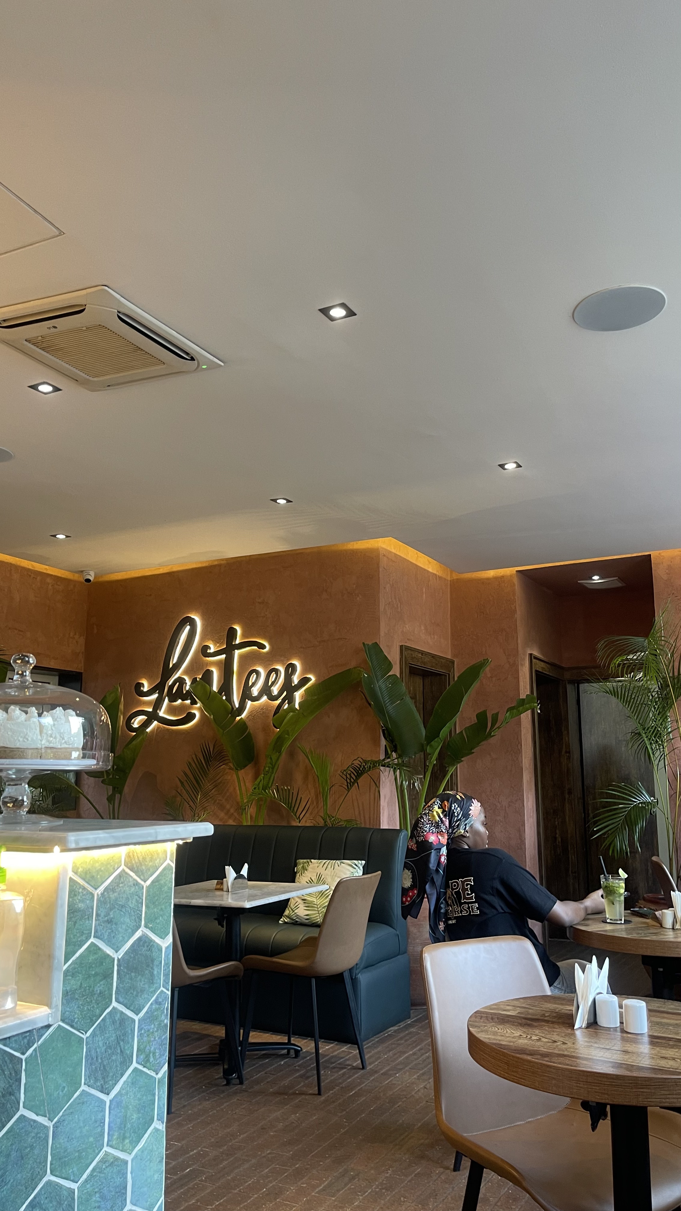 Inside Lantees Cafe